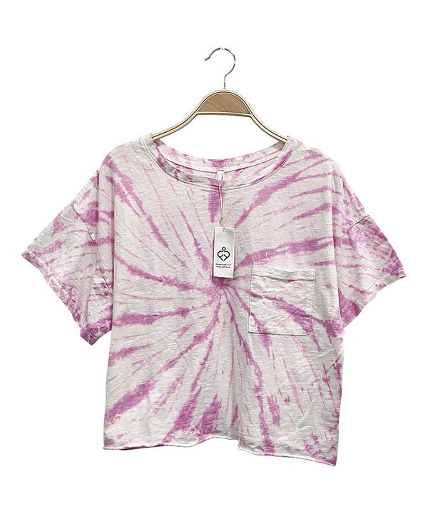 TWIST COTTON TIE DYE T