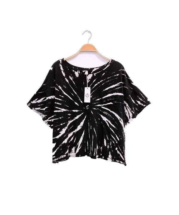 TWIST COTTON TIE DYE T