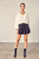 Pleated Skort