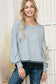 Lace Bottom Light Sweater Knit