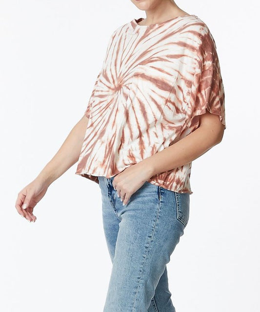 TWIST COTTON TIE DYE T