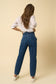 HIGH RISE FLAP WAISTED RELAXED JEANS