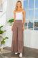 Tiered Ruffle High Waisted Wide Leg Pants