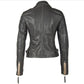 Sofia RF Leather Jacket, Anthra