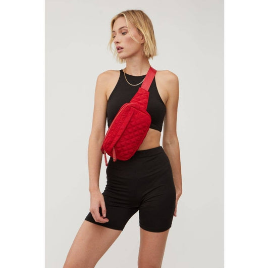 The Sarah -Quilted bum or cross bodybag