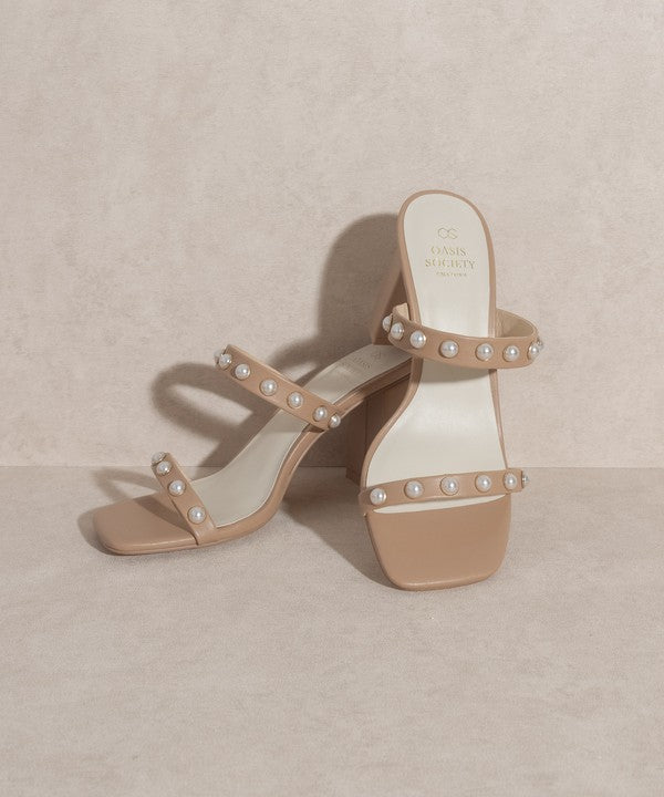 OASIS SOCIETY Victoria   Pearl Strap Heel