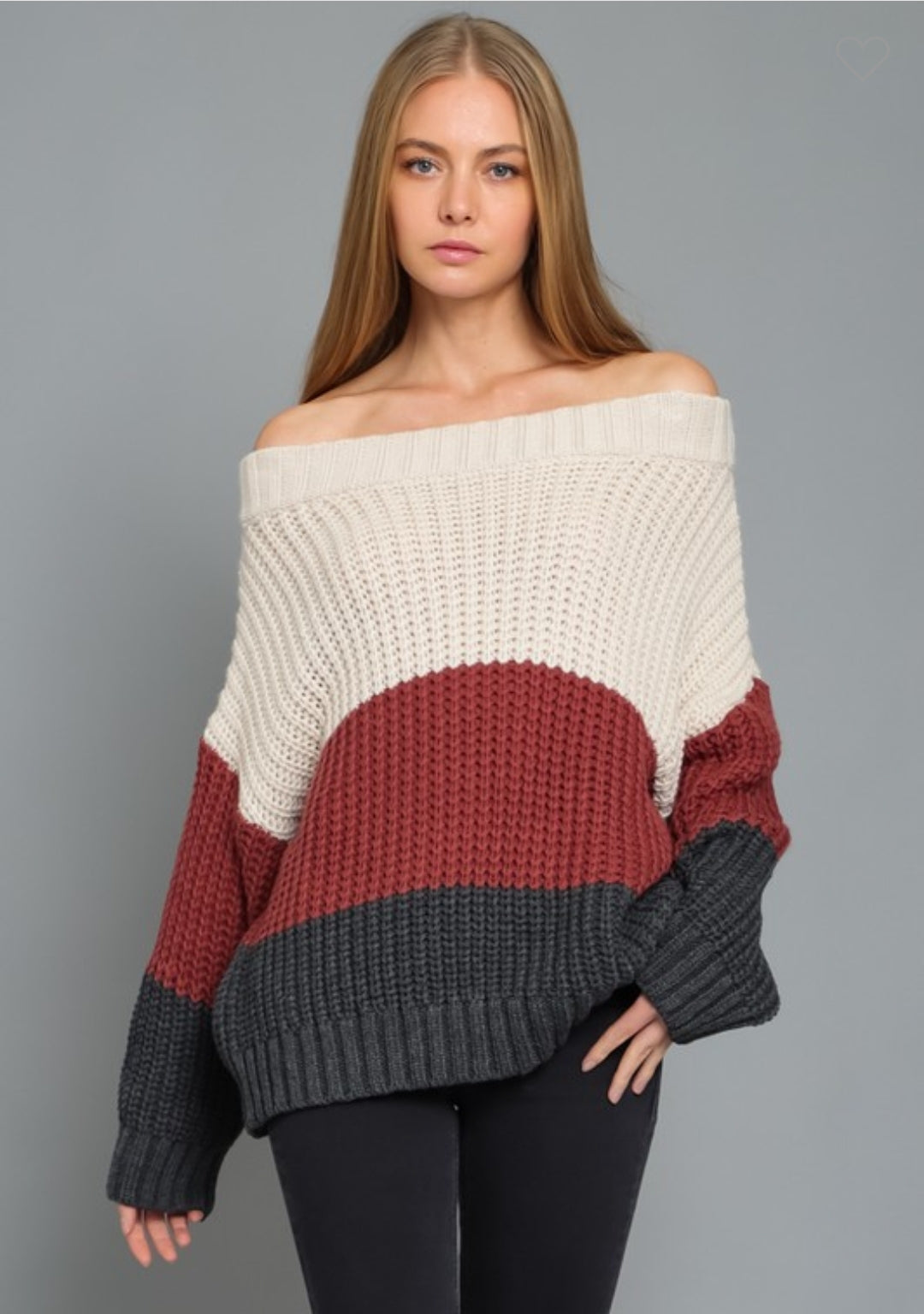 Cozy slouch sweater