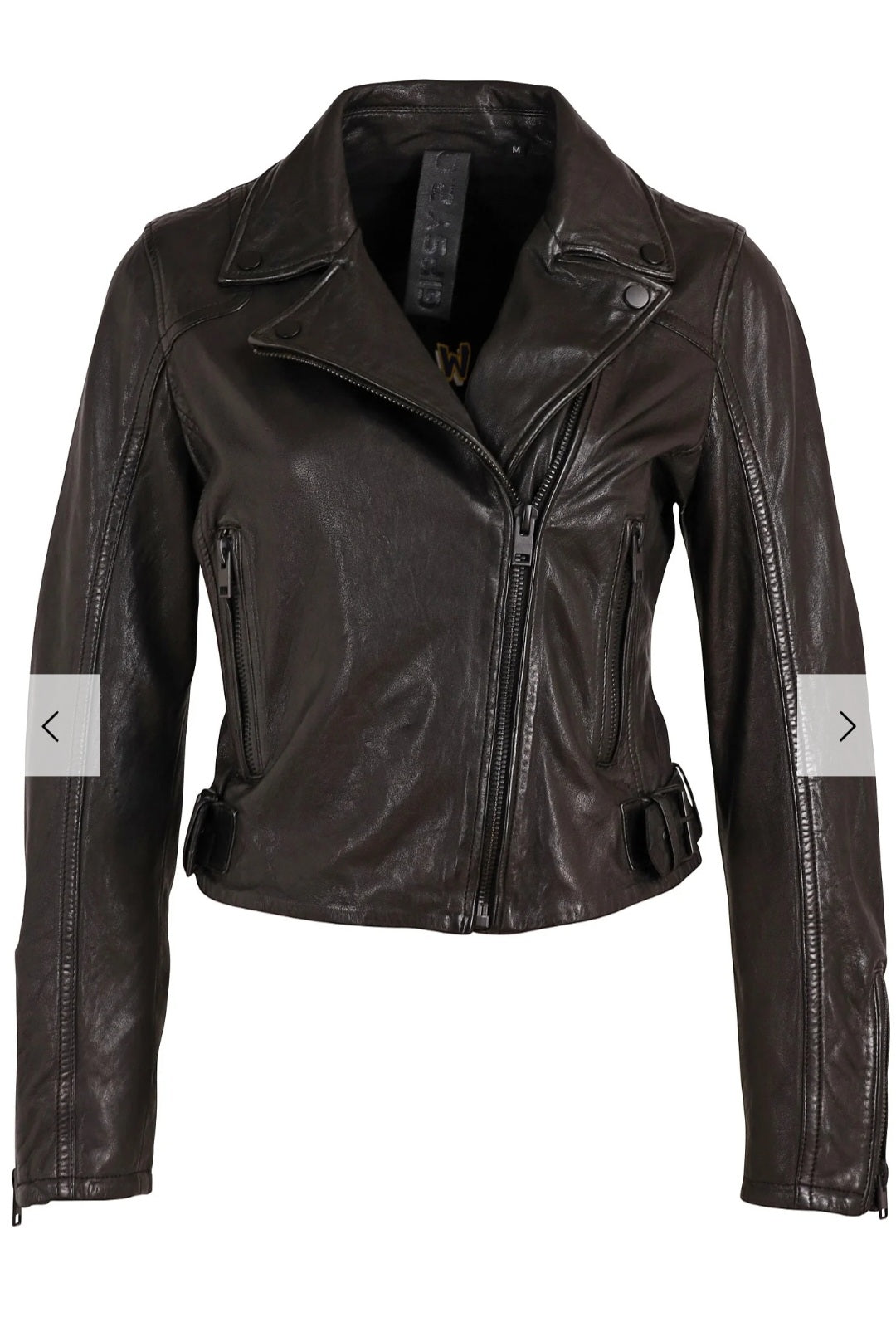 Bita Leather Jacket, Black